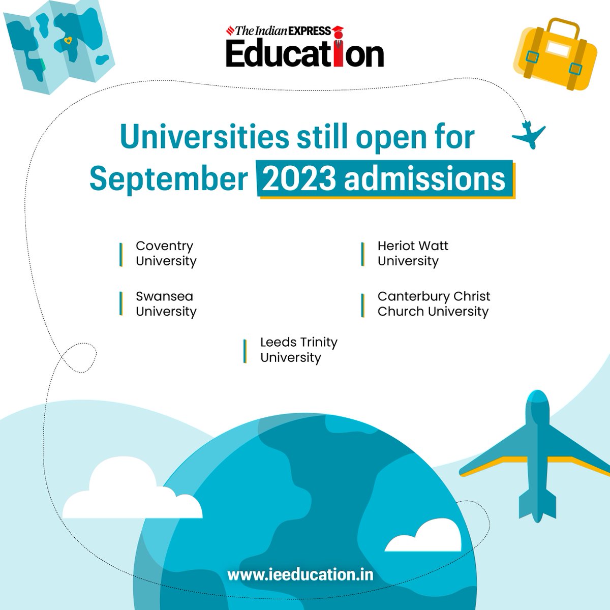 ie_education's tweet photo. September 2023 Admissions Still Open at Leading Universities! Visit the link in our bio for more details. https://t.co/Ss8oha0XWI