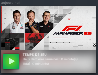 Merci pour la licence <a href="/Keymailer/">Keymailer</a> <a href="/F1_Maniacs/">F1Maniacs</a>
On va découvrir le nouveau F1 Manager 2023 qui aujourd'hui.  
twitch.tv/gl4nd3lf

#F1Manager23 #twitch #twitchstreamer