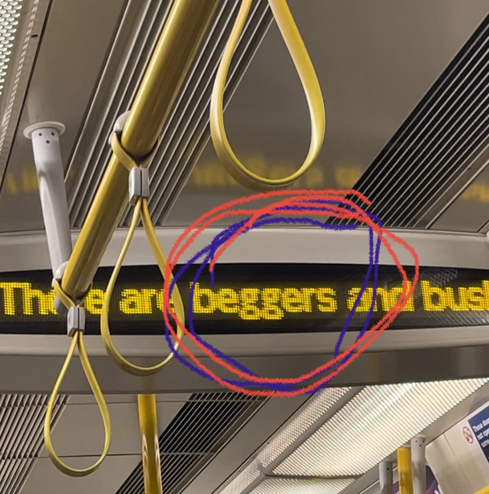 rhanna5's tweet photo. WTF @TfL ? Could you not find anyone working the #London #Underground to spell? https://t.co/0Ne9U5vu1D