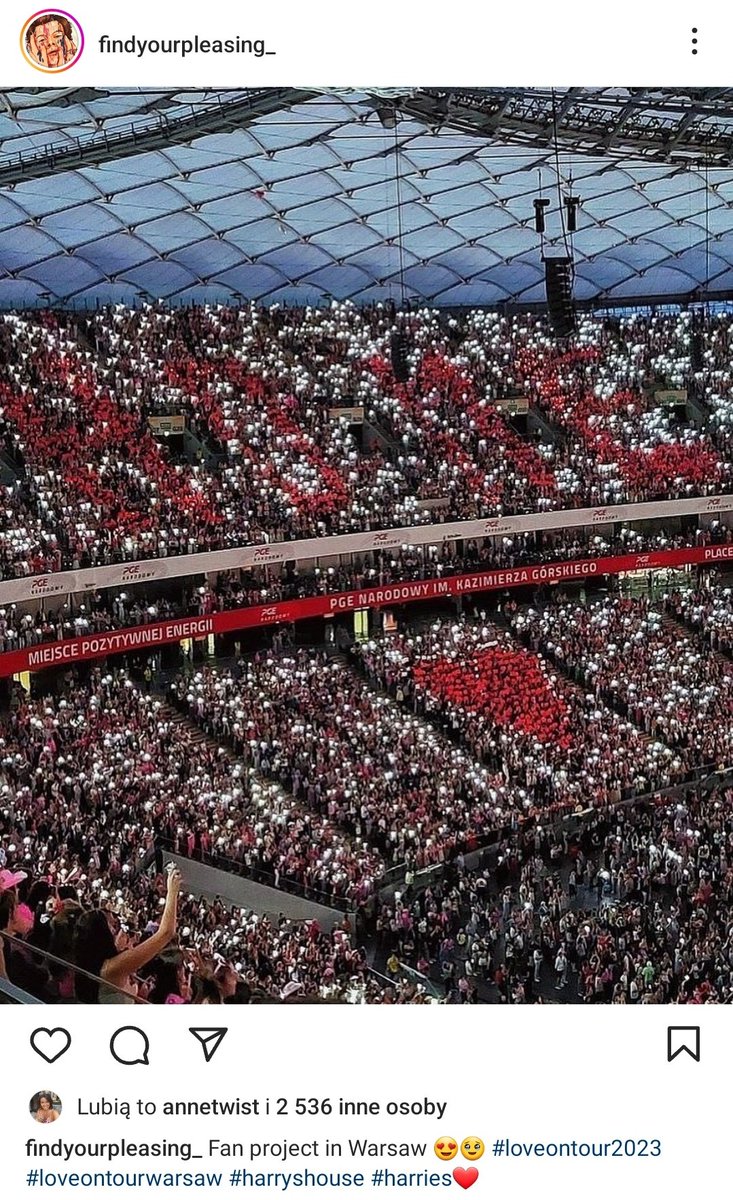 Harry_Polska's tweet photo. Anne, mama Harry'ego, polubiła na instagramie post przedstawiający polską akcją koncertową "HOME ❤️" ! 🥹 https://t.co/tlGfrrbmmm