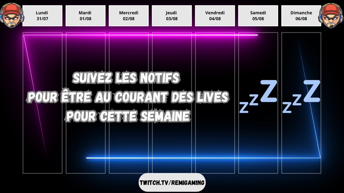 RemiGam1ng's tweet photo. 🔔Semaine particulière🔔

Difficile de vous  dire quand je serais en live donc.. https://t.co/EP9zq5MZuG