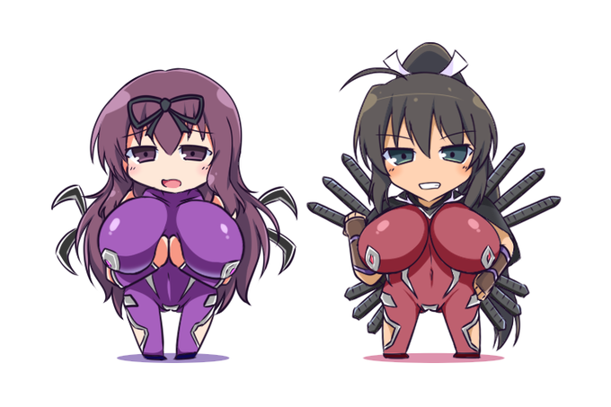 #今月描いた絵を晒そう 
対魔忍スーツ 