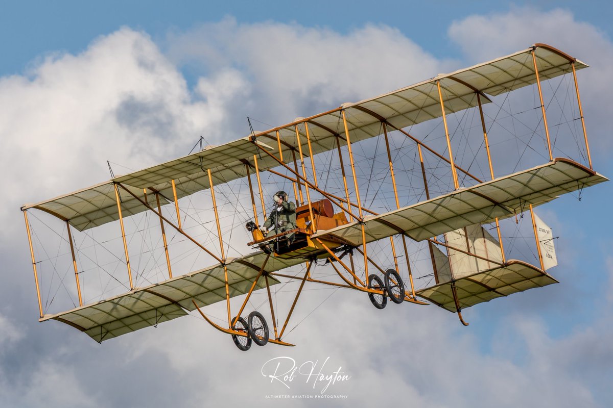 ShutterbugWGC's tweet photo. Stu Goldspink piloting the Bristol Boxkite Replica at Shuttleworth Season Premier Airshow: King &amp; Country back on the 7th May when we used to have light winds and sunshine…@svas_oldwarden @ShuttleworthTru #shuttleworth #oldwarden #theshed #shed #boxkite https://t.co/2IXHRMpB2q