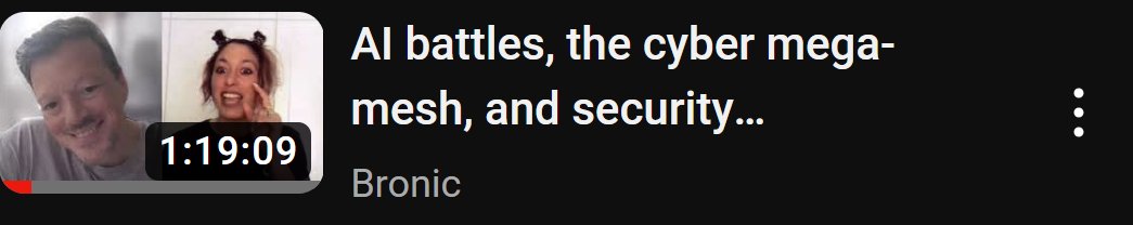 Bronic_ltd's tweet image. 🎙️ TOMORROW! 
🎧 Join us as we chat with Uri Bar-El, a seasoned cybersecurity pro, discussing the next big threat - #AI ! 
Hear about the rapidly expanding "mega-mesh" of cybersecurity + biotech - Don't miss it! 🛡️🔒 youtu.be/uuNxJmeSEiI 

#CyberBiosecurity #FutureOfSecurity