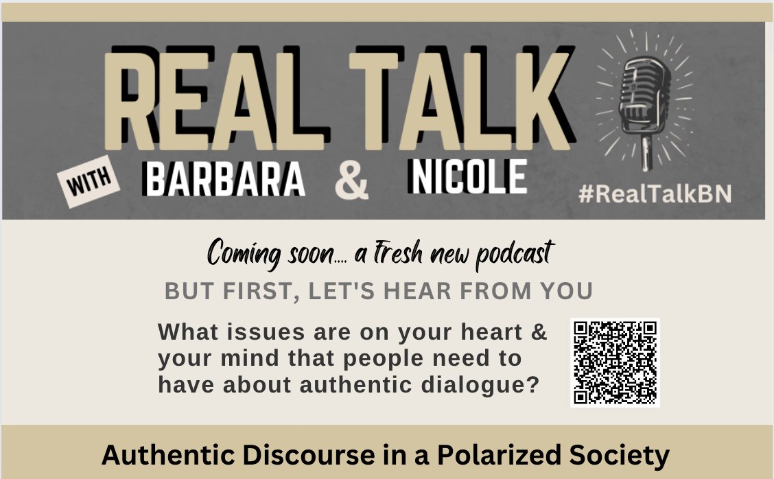 EdumatchBooks's tweet image. 🎙️I heard there&apos;s a new podcast coming soon... 👀 #RealTalkBN 
&quot;Real Talk&quot; with @bbray27 &amp;amp; @BiscottiNicole
#educhat #authenticdialogue #discourse