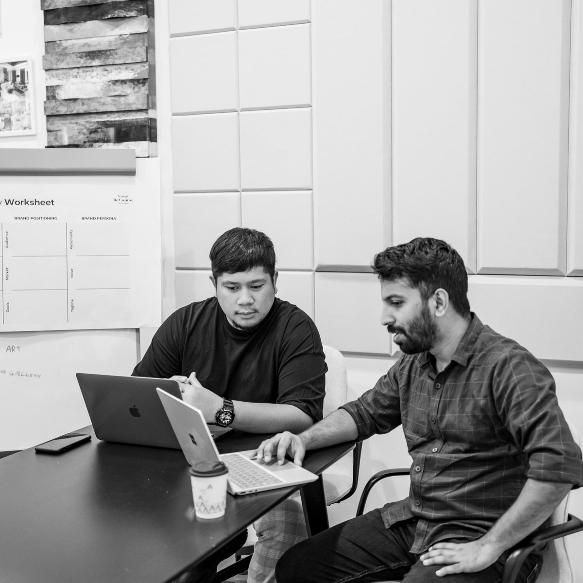 BeCreativeqa's tweet photo. Meet our dynamic duo at Be Creative Agency! Karl &amp; Ramees are in a harmonious work environment, they unleash their productivity and creativity, redefining the art of collaboration! Working on a new very interesting project that will be announced soon. Stay tuned! 📷 https://t.co/WCymjaSvE5