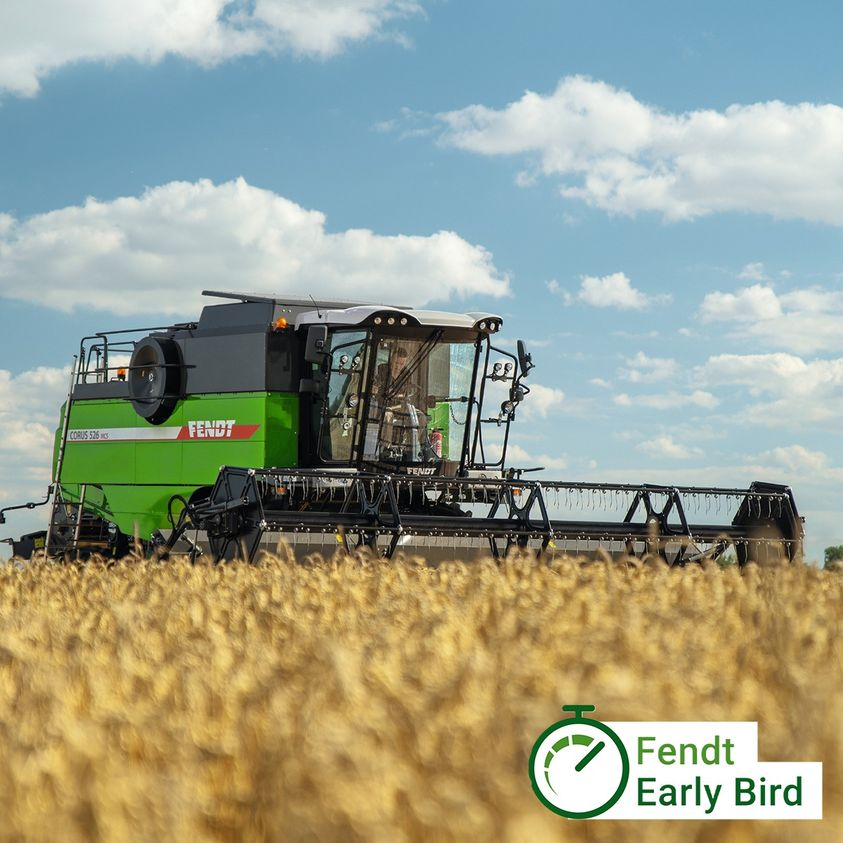 FendtSpain's tweet photo. ¿Estás buscando una cosechadora robusta, fiable y eficiente? ¡Estás buscando una CORUS! 💚🌾
¡No pierdas tiempo y ahorra, hasta el 30 de septiembre, un 10% con Fendt Early Bird! 💸🫰
👉 https://t.co/PYS46ekYcf
#Fendt #ItsFendt #FendtEarlyBird #FENDTastic #FendtCORUS https://t.co/j1g8QoKTdz
