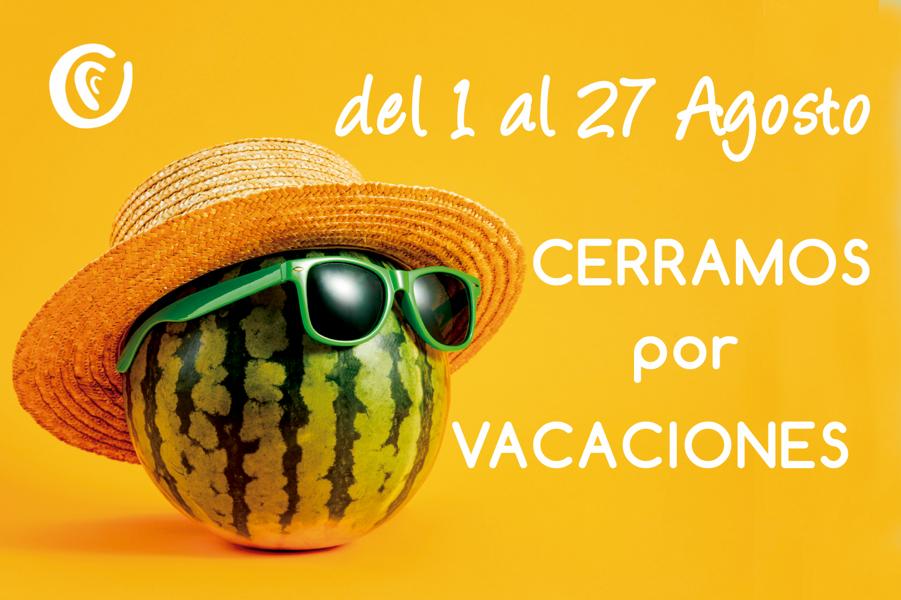 Centro_masAudio's tweet photo. CERRAMOS por VACACIONES del 1 al 27 de Agosto. https://t.co/IZwC3uPJlA