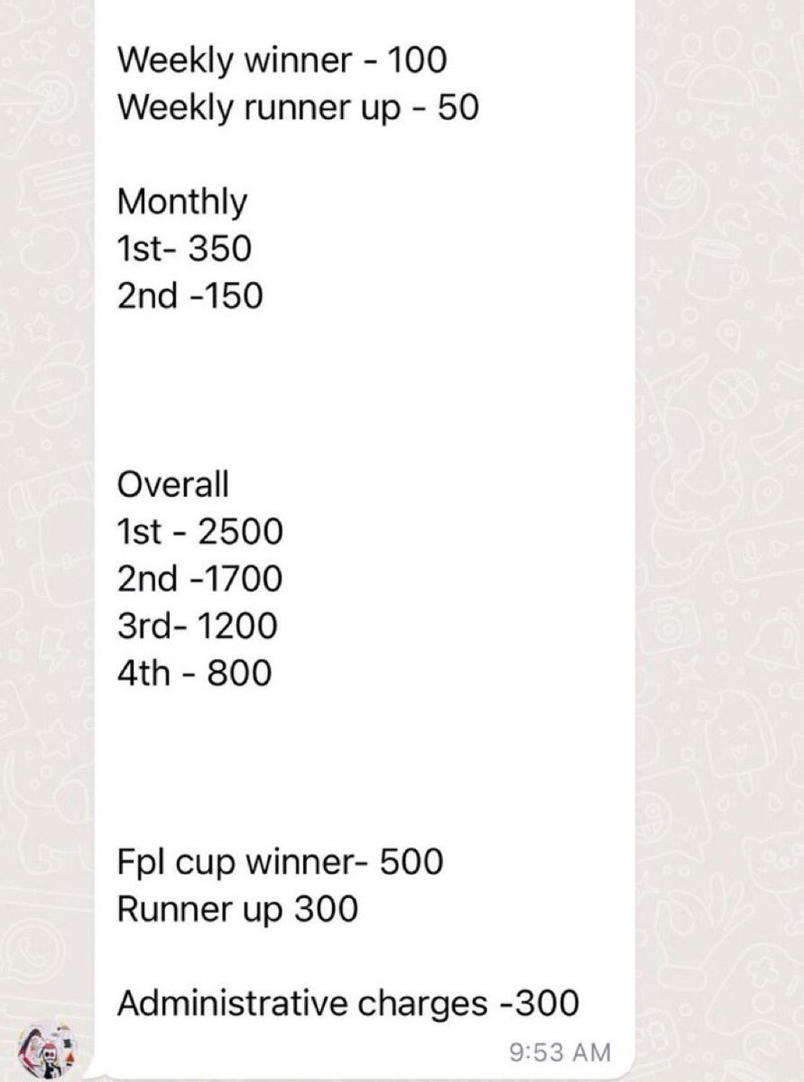 darkhorsefpl's tweet photo. There is still time to join the biggest fpl league per prize pool in Ghana. #fpl #Ghana 

Registration is 300 cedis https://t.co/zfWUrw5uYR