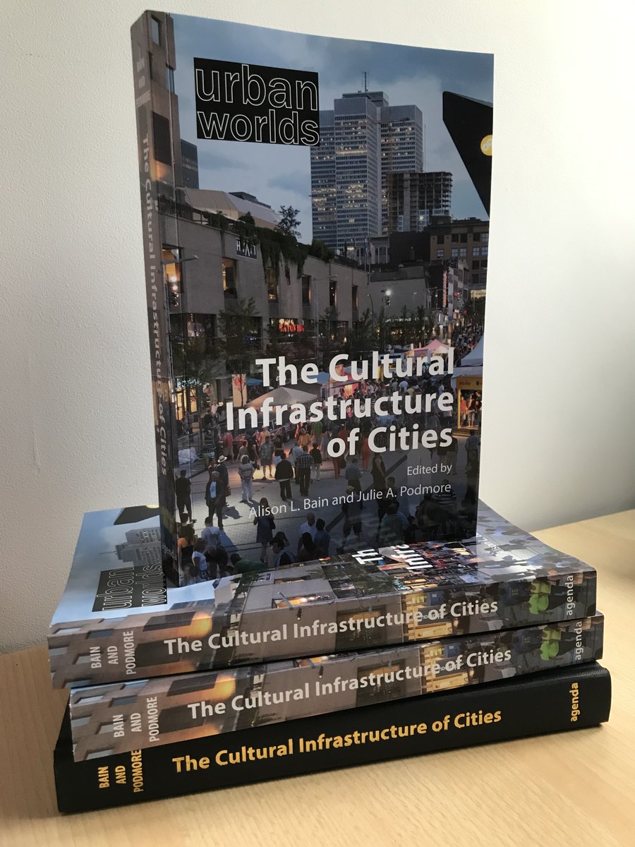 Just arrived:

The Cultural Infrastructure of Cities
Edited by Alison Bain &amp; Julie Podmore

With chapters by <a href="/PhilHubbard1/">Phil Hubbard</a>, <a href="/Bmocquinn/">Bquinn</a>, <a href="/urbanmargins/">marginal urbanist</a>, @f_lhigh, <a href="/jessielstein/">Jessie Stein</a>, @DrRootz, <a href="/amaseme_net/">Antonio Moya-Latorre</a>, <a href="/ChanArunPina/">Chan Arun-Pina</a>, @marlis_erica and many more...

agendapub.com/page/detail/th…