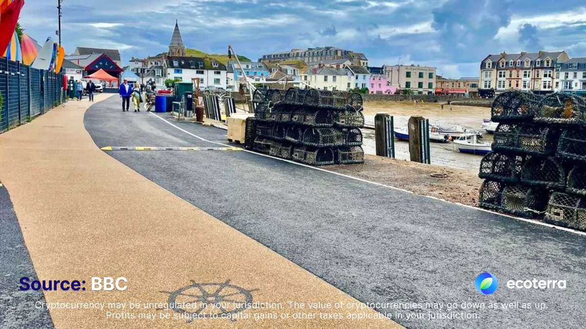 Another week, another #GoodNewsStory: A new pathway made from recycled plastic straws, food packaging, and old fishing gear has been installed in Devon, England 🌿

Join ecoterra in supporting future meaningful projects, and let’s create a better world together! 🌍💚 

#Recycling