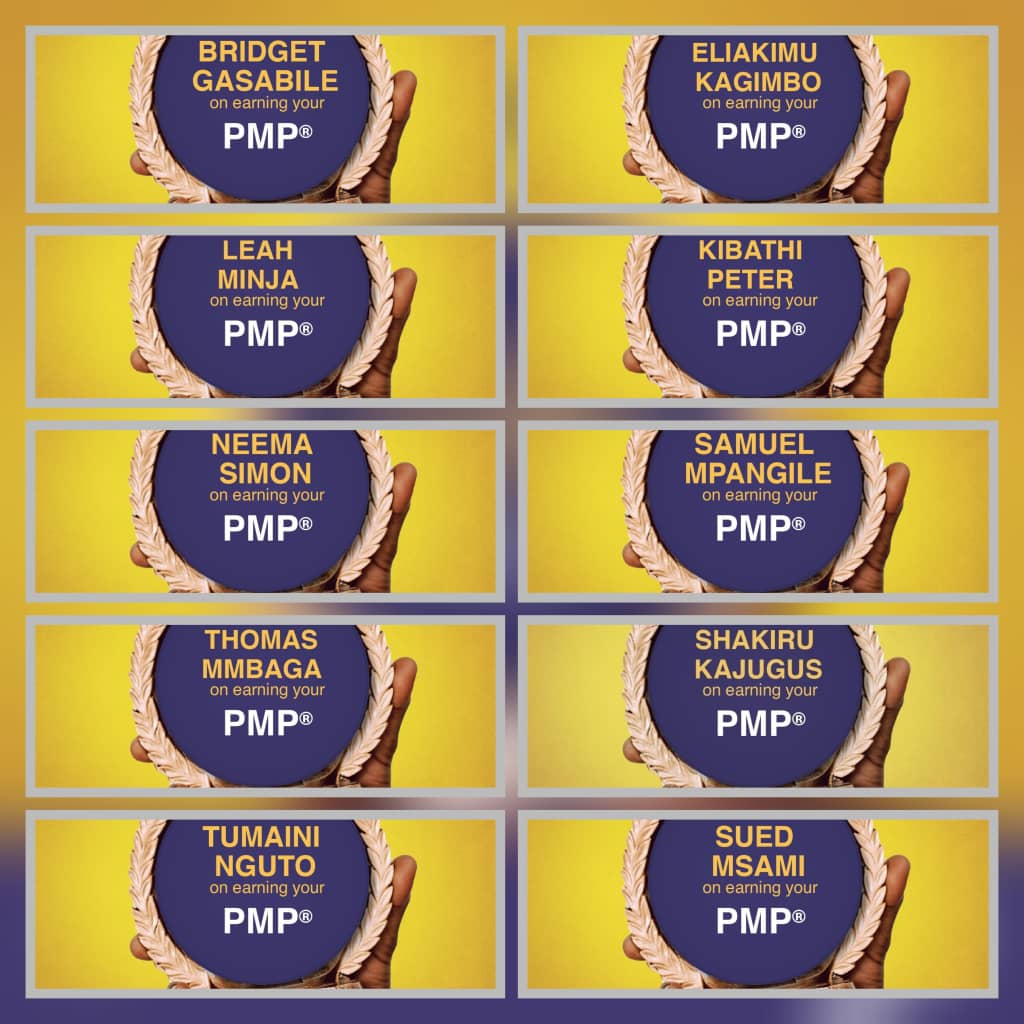 Congratulation to all who successfully PASSED the #PMP certification this month! 🎓🎉 
Register for our coming PMP Virtual Masterclass starting on 7th August to 1st September through the link; lnkd.in/eaGQ7r4X to unlock new career opportunities in project management.