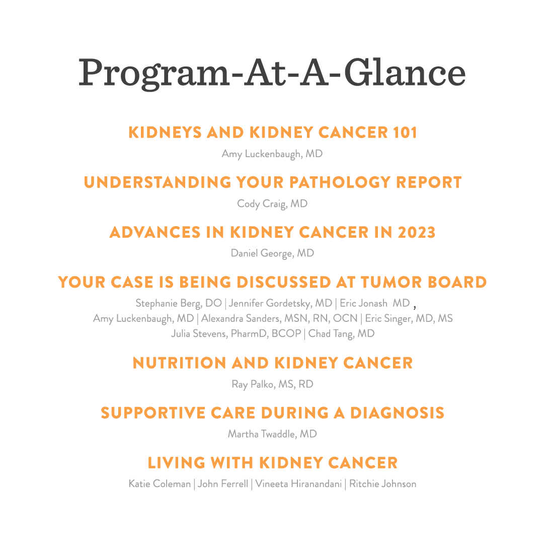 Kidney Cancer (@kidneycancer) on Twitter photo Registration for the KCA's 2023 Virtual Patient Symposium is open! We have an incredible, educational, interactive program planned. Please register and join us for this free online event on September 9th.  #kidneycancer bit.ly/44UWWKu Registration for the KCA's 2023 Virtual Patient Symposium is open! We have an incredible, educational, interactive program planned. Please register and join us for this free online event on September 9th.  #kidneycancer bit.ly/44UWWKu
