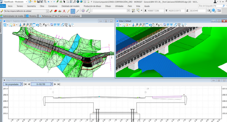 BentleyItalia's tweet image. 🌉Per la ristrutturazione del centenario ponte Cabrianes a Barcellona, Comsa ha scelto #MicroStation #OpenRoads e #OpenBuilding per creare un ambiente di modellazione 3D collaborativo e identificare gli errori prima della costruzione in loco👉 Scaricare   bit.ly/3Kz4xq