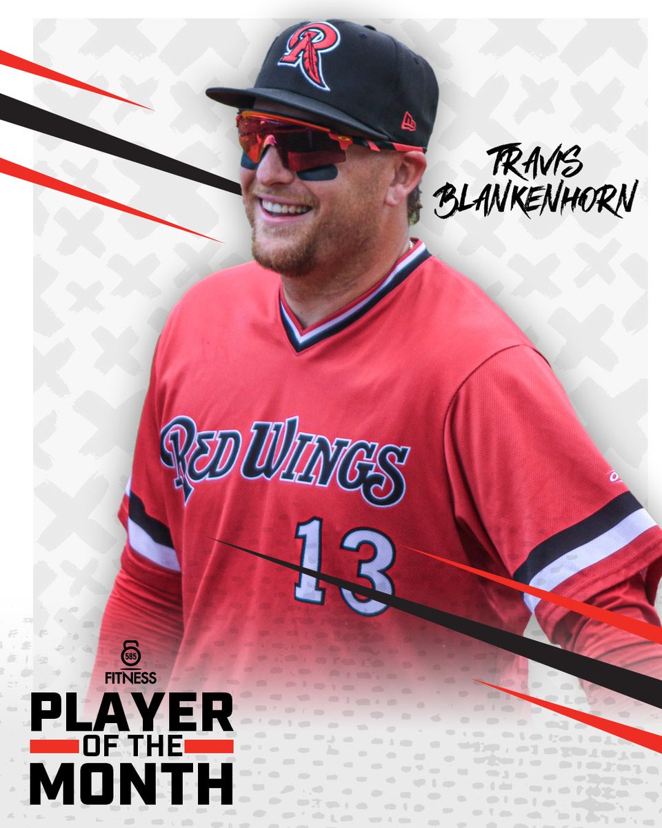 RocRedWings's tweet photo. Congratulations to Travis Blankenhorn for being named the @585Fitness Player of the Month for the month of July! https://t.co/Dp7Rv7j93J
