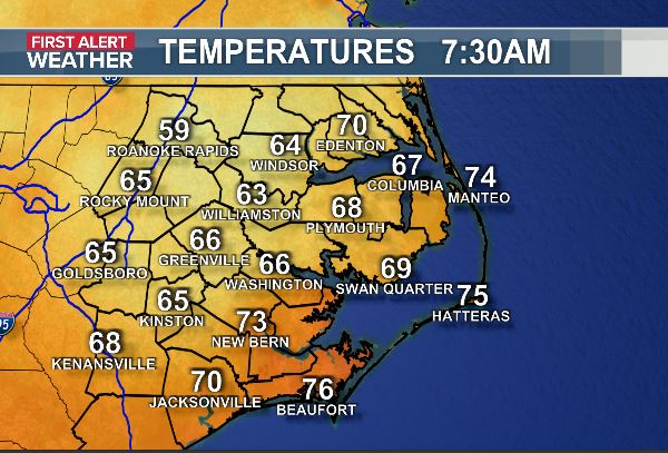 JimWeatherOrNot's tweet photo. Good news on the weather front folks...Not as hot this week. Highs this week will likely stay in the 80s for most areas with overnights dipping into the 60s each night. Lows along the coast will stay in the 70s. Rain chances will generally run 30% or less each afternoon. https://t.co/YSDyYed7MX