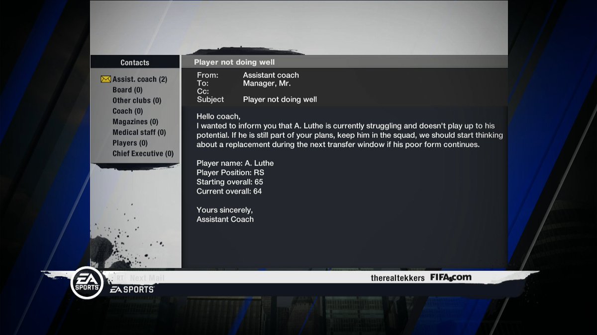 Bring back: Decreasing in overall ratings for extended poor form ↙️ #CareerMode #FIFA #EASportsFC24 #EASPORTSFC #EAFC #FC24