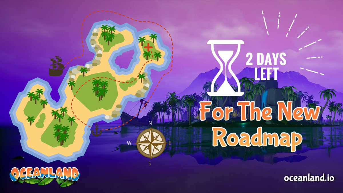 Oceanland_io's tweet photo. 2️⃣ days left for the new roadmap. What's coming is coming. 😁

Stay tuned. 👀

#Oceanland $OLAND #P2E #PlayToEarn #DeFi #cryptogames #Crypto https://t.co/ccIFxllyrQ