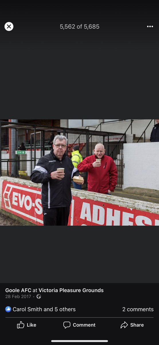 Absolutely gutted. Best kitman, car school driver and human being you will ever meet. Great memories travelling up and down the country with you G. A <a href="/GooleAFC/">Goole AFC</a> legend and an absolute Gent. 😔😔