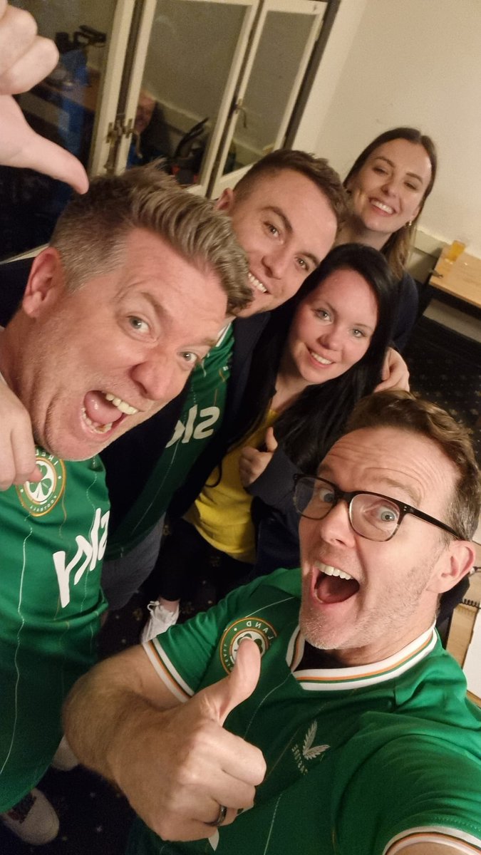 SYDNEY ➡️ PERTH ➡️ BRISBANE 

That's a wrap on Dermot &amp; Dave's #OUTBELIEVE tour ✅ The lads have been following our girls in green and cheering them on as they made history getting to this point 🇮🇪

🤝 <a href="/SkyIreland/">Sky Ireland</a> Proud Partner &amp; Supporter of our Women’s National Football Team