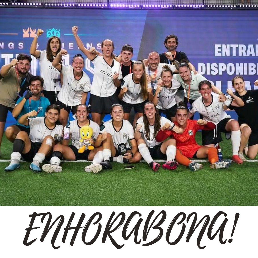 EsportsUPC's tweet photo. #OrgullUPC I Moltes felicitats, Núria González @nuriagnza i al seu equip @PIOFCFemenil per la seva victòria a la @QueensLeague!
No podem estar més orgulloses!👏
Enhorabona, esportista!💙Enhorabona a totes!
#EsportsUPC @upcvilanova @de_epsevg @la_upc @donespolitecniques #upc https://t.co/Hu15OEByK5