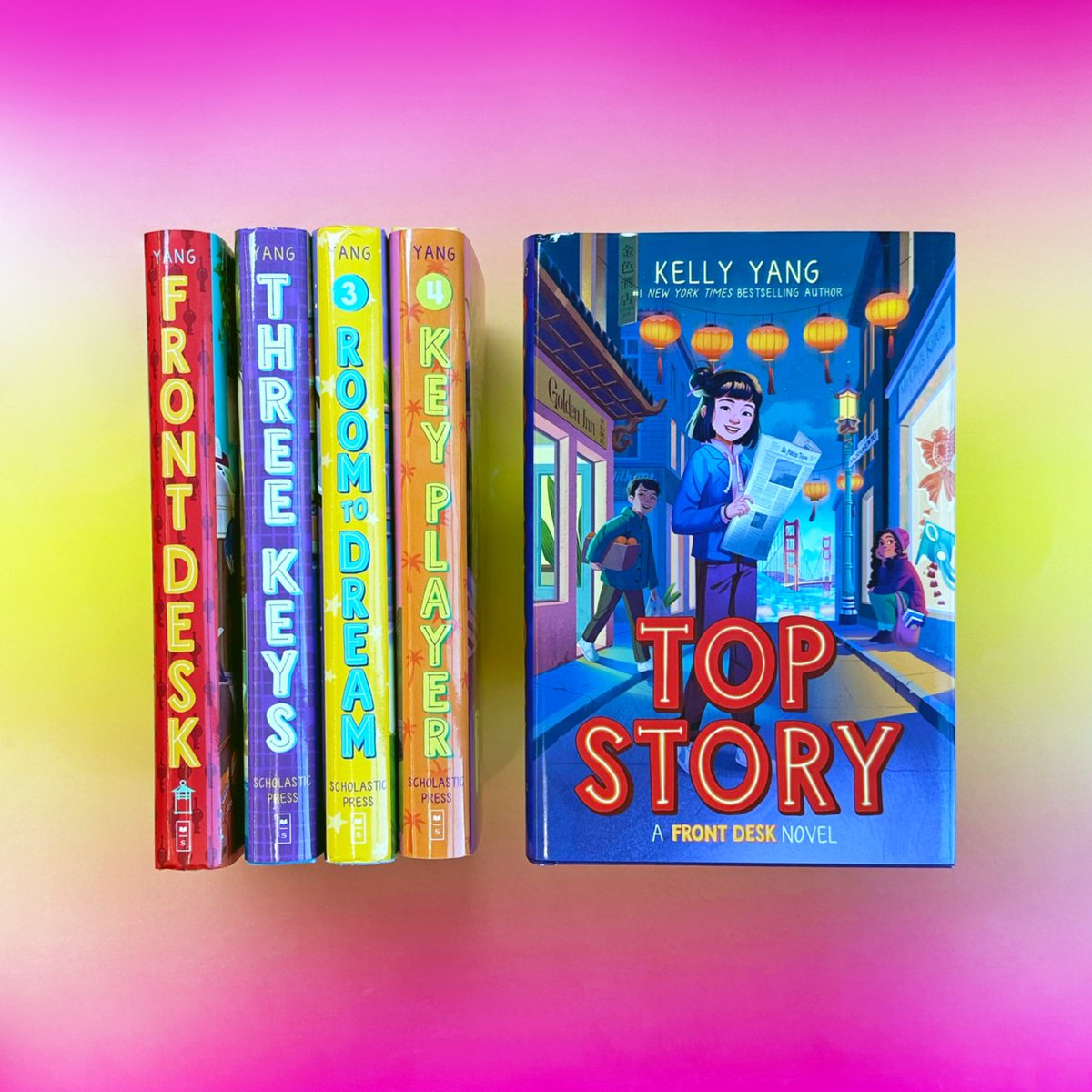 Scholastic (@scholastic) on Twitter photo Mia Tang is a lot of things: The daughter of immigrants. An aspiring writer. A brave & precocious middle schooler. Summer is the perfect time for your middle-grade reader to be inspired by <a href="/kellyyanghk/">Kelly Yang</a>'s Front Desk series!
➡️ bit.ly/44YiZ2O ⬅️ Mia Tang is a lot of things: The daughter of immigrants. An aspiring writer. A brave & precocious middle schooler. Summer is the perfect time for your middle-grade reader to be inspired by <a href="/kellyyanghk/">Kelly Yang</a>'s Front Desk series!
➡️ bit.ly/44YiZ2O ⬅️
