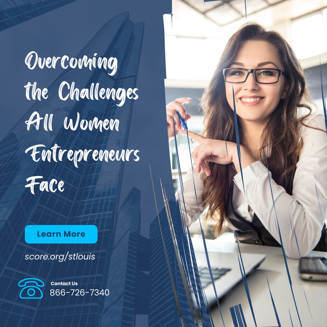 scorestl's tweet photo. Starting and growing a business is challenging, no matter your race, gender or age. But female entrepreneurs have long faced more challenges than their male counterparts.

Learn more: https://t.co/talEMbRh1N 

#businessstartupchallenges #femaleentrepreneurs #femalebusinessown ... https://t.co/Z6OkOEHPKw
