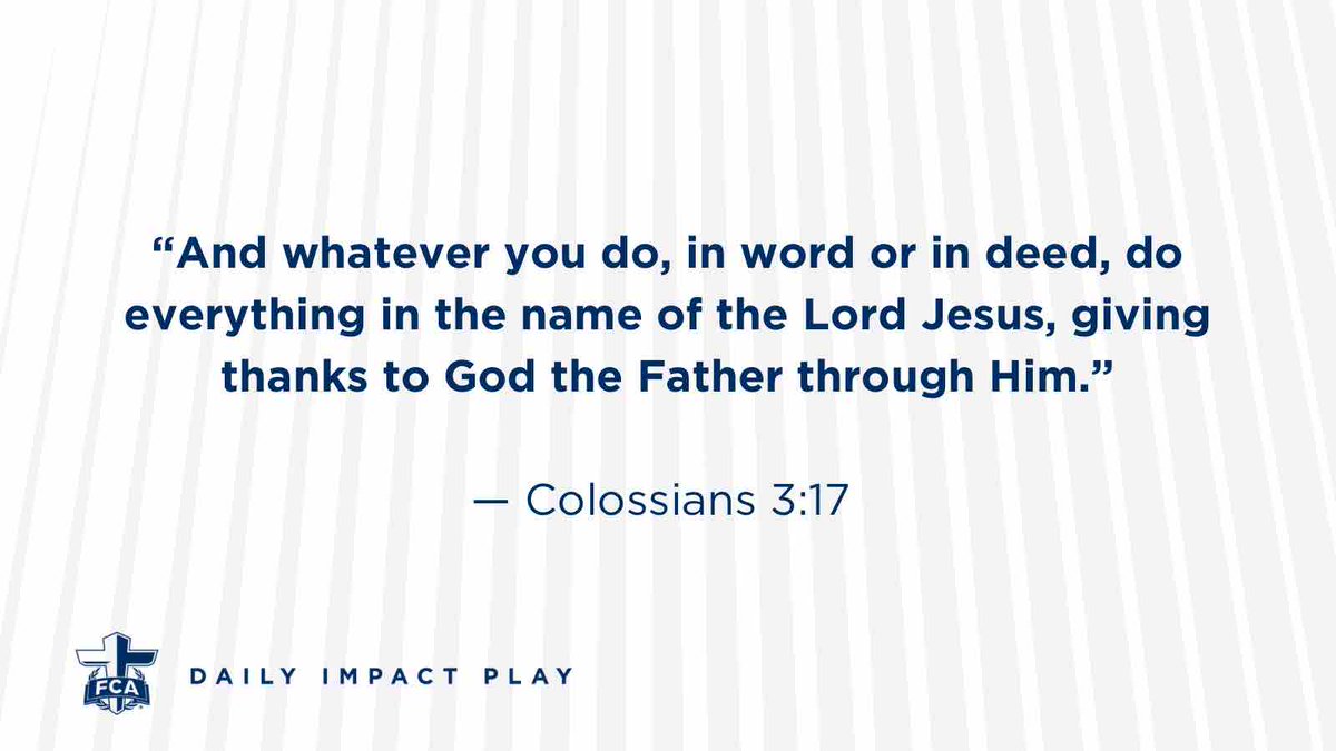 TheFCATeam's tweet photo. Form follows function. Our function as followers of Jesus is to glorify God and serve Him with all our hearts. What can this look like in your own life? Read more here: https://t.co/9XNutaMarX #DailyDevotional #TeamFCA https://t.co/Dk8whxnRVR