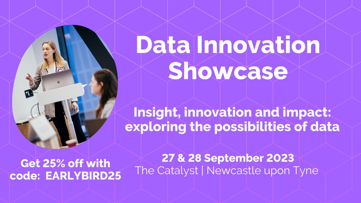 📢 Don't miss the Data Innovation Showcase! 🚀 Gain inspiration from top speakers, master the latest data tools, build your strategy, learn from real-world successes, and expand your network. Use code EARLYBIRD25 for 25% off ➡️ ow.ly/z6kX50PoEbl #DataInnovation #TechEvent