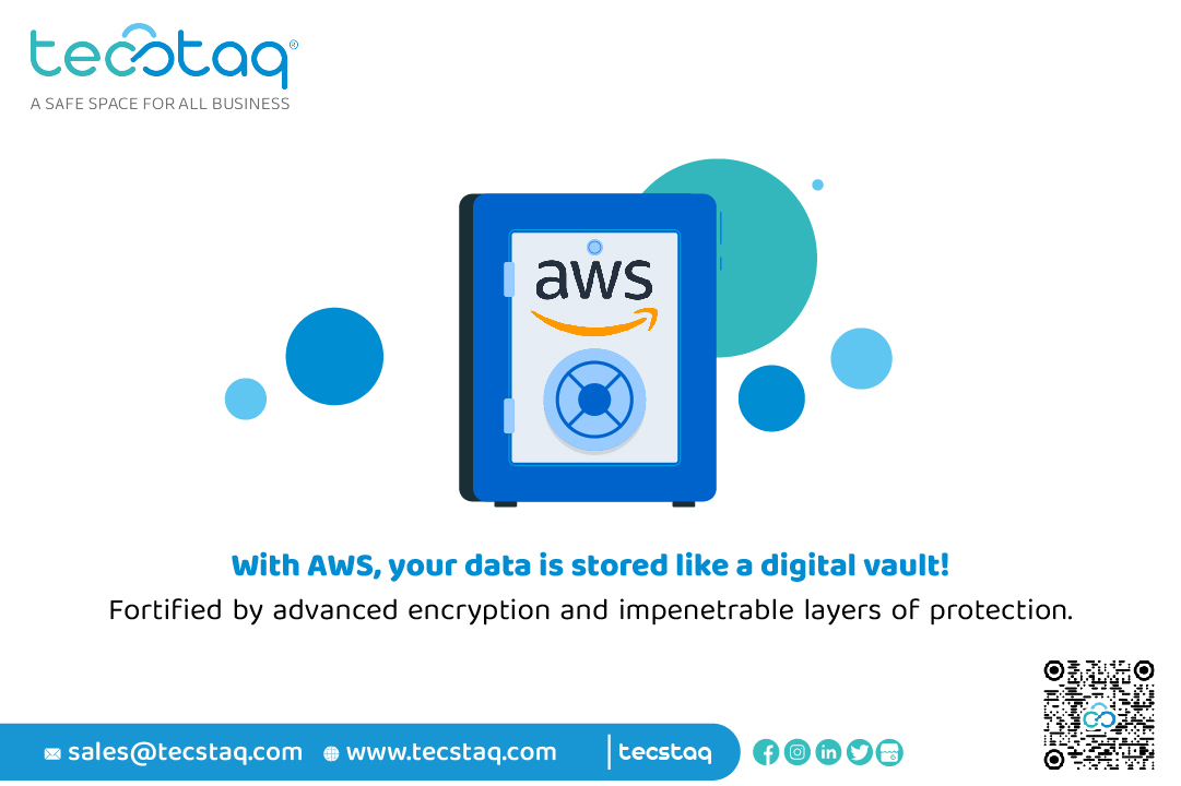 tecstaq's tweet image. Lock away your data with AWS, where it's guarded like a digital fortress! Shielded by cutting-edge encryption and layers of unyielding protection.
 #AdvancedEncryption #DataSecurity #AWSDataProtection #DigitalVault #EncryptionShield #CloudSecurity #TecStaq #GreenAims #Tecstaq
