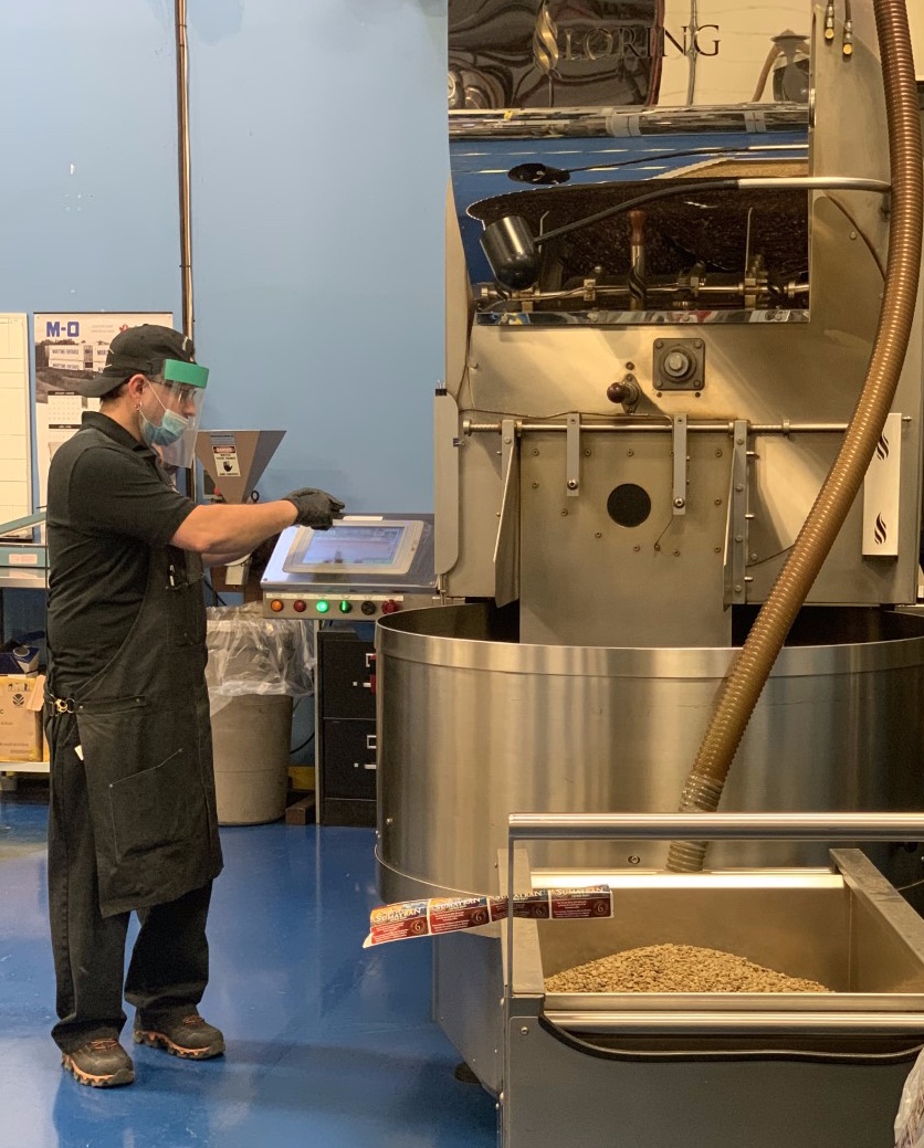muldoonsown's tweet photo. Starting the week with a roast of our Rainforest Alliance Sumatra Mandheling coffee! ☕️ #coffee #localroaster https://t.co/ghKYBvNZw4
