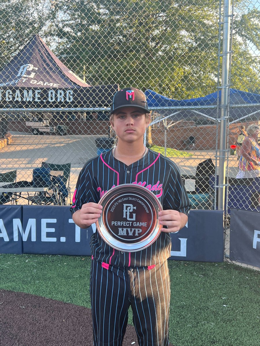 PG_Tourney's tweet photo. 14u PG East Select Championship

🏆Champions: Taylor Made
🏅MVP: Jackson Siena
🏅MVPitcher: Gabe Brubbs
🏅MVPitcher: Lucas Farner https://t.co/nXAKGBEYik