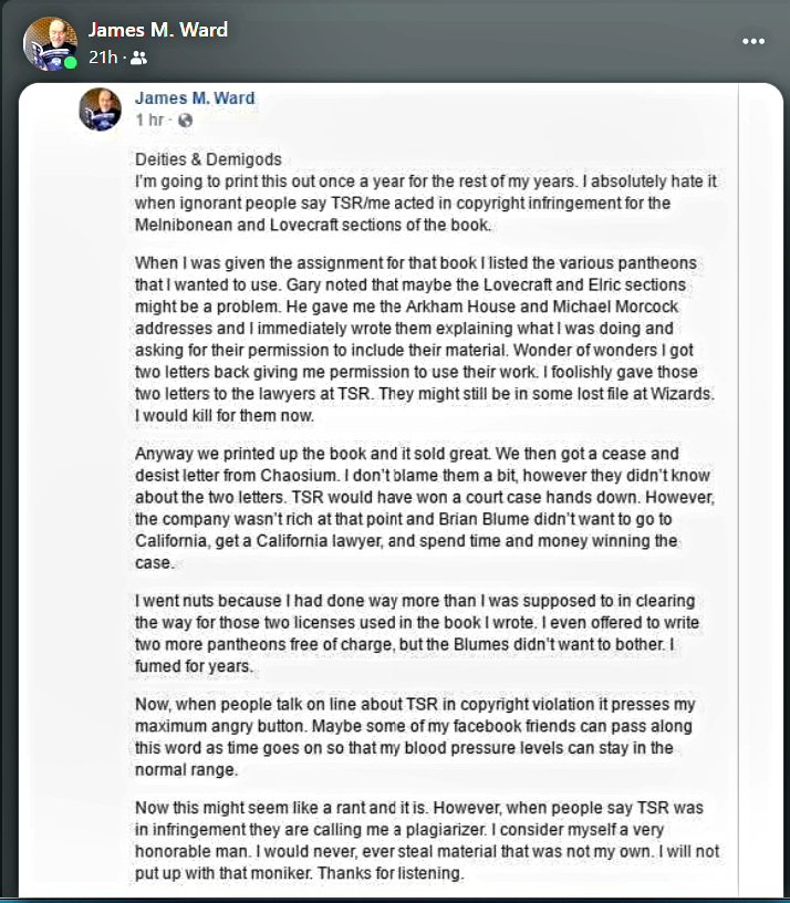 eroc0303's tweet photo. Amplifying for Jim #TSR #ADnD #1stEdition #Dieties #Demigods #dungeonsanddragons via @Cerulean_Rex via @CalstaffTheGold I cleaned up the image for easier reading https://t.co/Yqt7KHrMHd