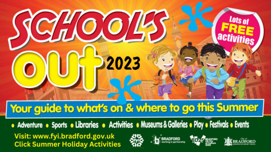 Let us take the ‘umm’ out of Summer with your guide to what’s on and where to go in the Bradford district during the holidays.

There’s dozens of free activities in your local area! Visit: orlo.uk/5PqBk and click Summer Holiday Activities.