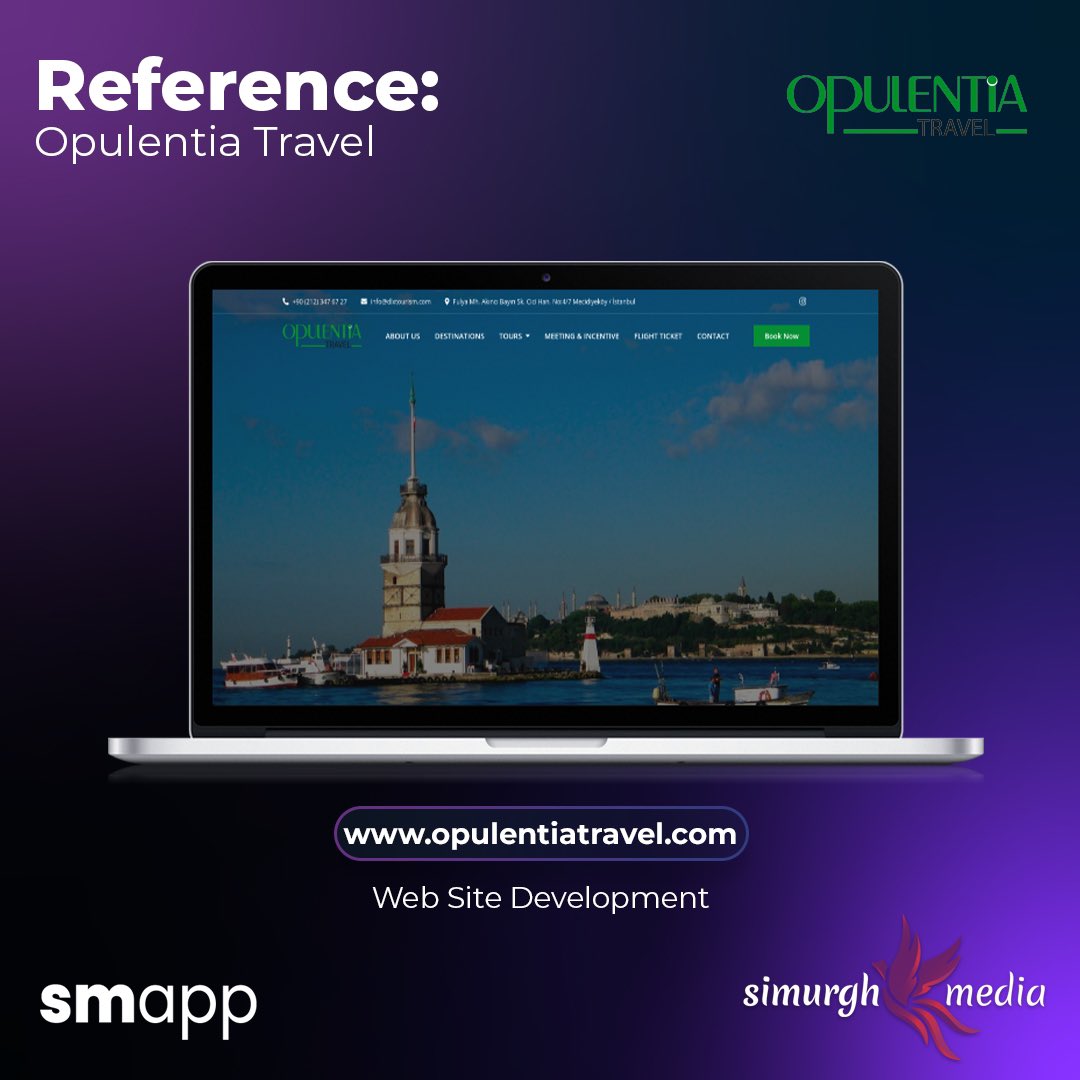 We have prepared a website for Opulentia Travel, another tour agency of Dorak Holding.

opulentiatravel.com

If you want to renew your website, solve your web software needs or reach your potential customers with digital marketing, contact us now.

simurghmedia.com