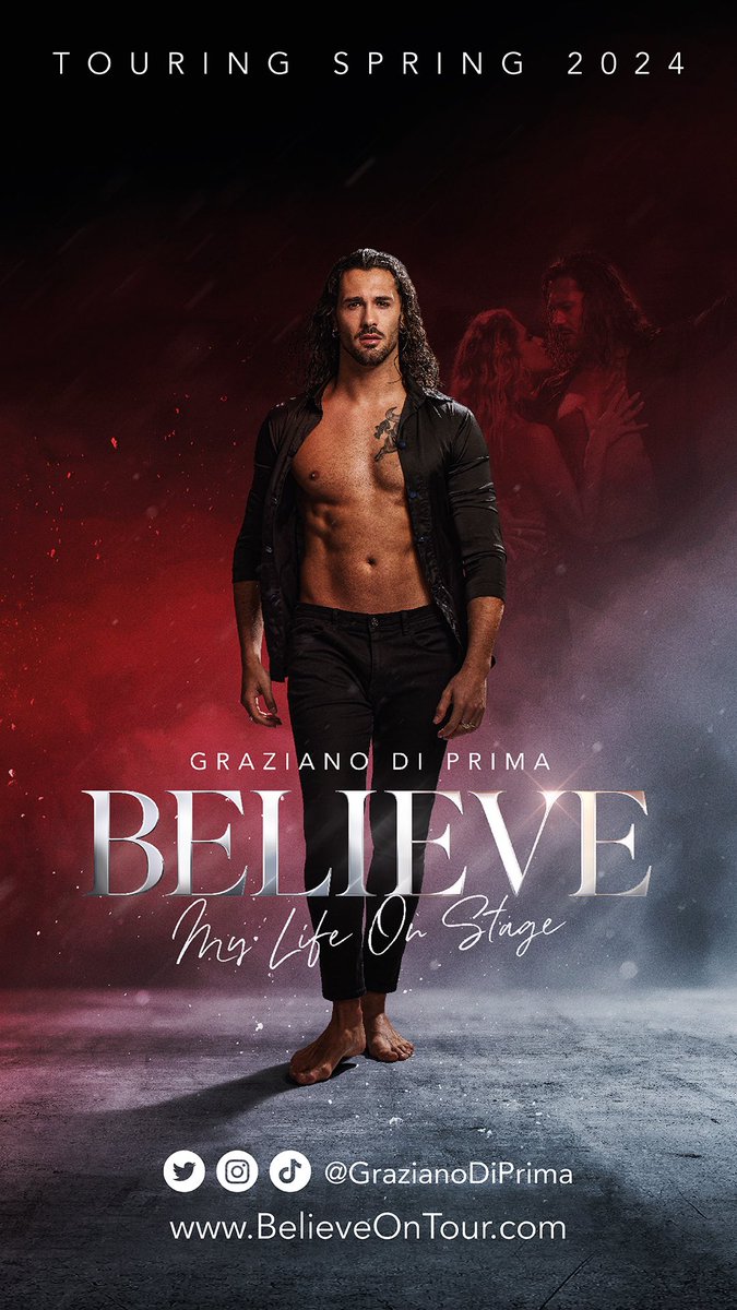 GrazianoDiPrima's tweet photo. At this moment, I would like to go back in time to the little boy Graziano and see his reaction to his dream coming true ✨. Realising that “Believe” wasn’t just a word that helped him through the hard times when things got in the way of his dreams! Yeah kid BELIEVE is HAPPENING! https://t.co/1k5LB2liyz