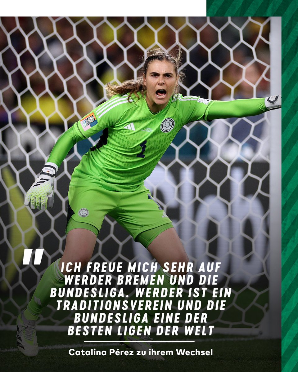 werderfrauen's tweet photo. Eine neue Spielerin für #Werder. 🟢⚪️
Und für #DieLiga. 😎

#Werderfrauen https://t.co/hZU0btCG1a
