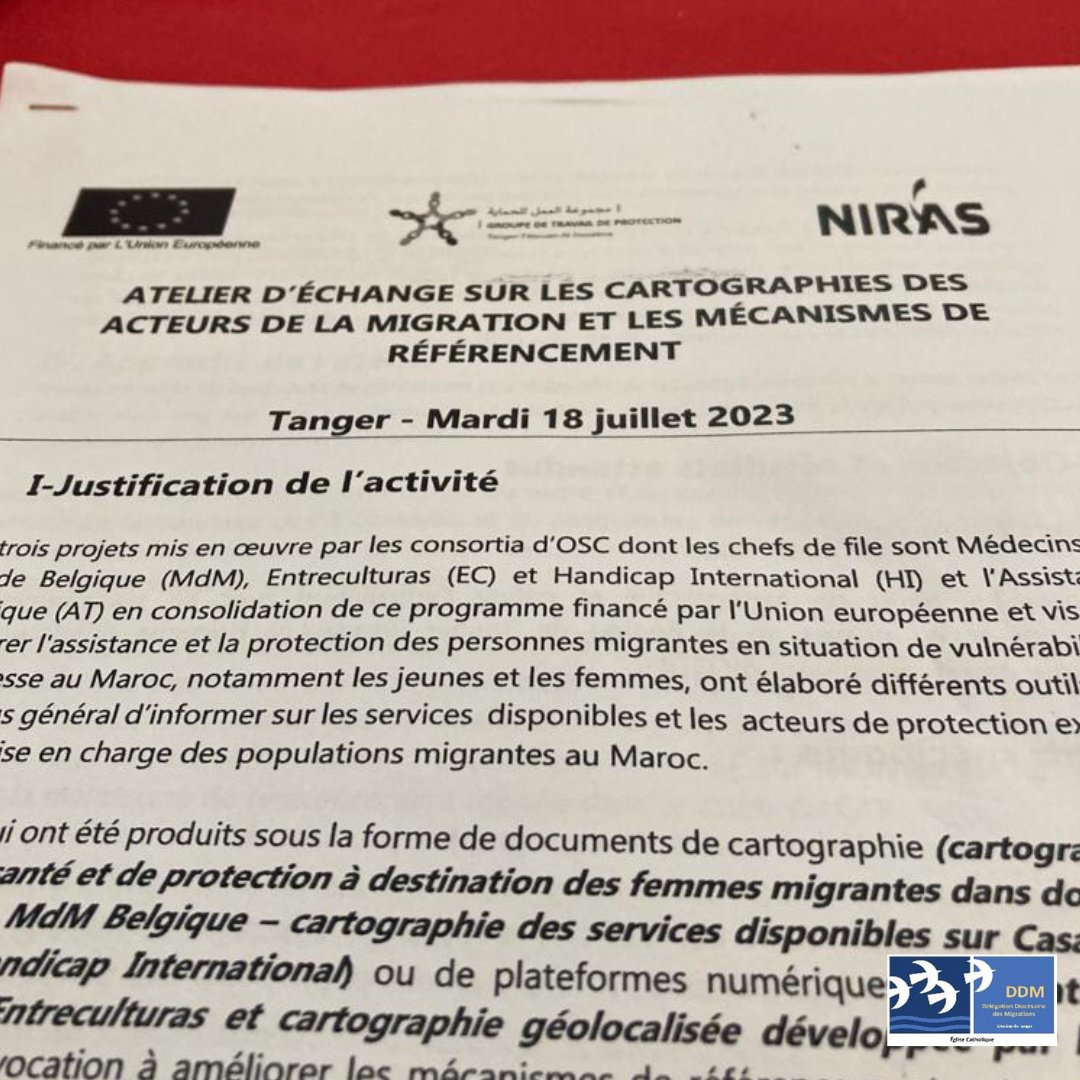 ddmigrations's tweet photo. La #DDM poursuit sa diffusion de l'application #RefAid auprès des OSC avec sa participation à un atelier à Tanger sur les cartographies des acteurs de la migration organisé par l’AT en consolidation des programmes d’assistance humanitaire et de protection financés par l'UE https://t.co/eoAclkgZhb