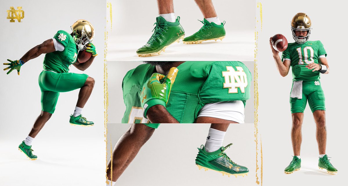 That green though 🤩

#IrishWearGreen | #GoIrish