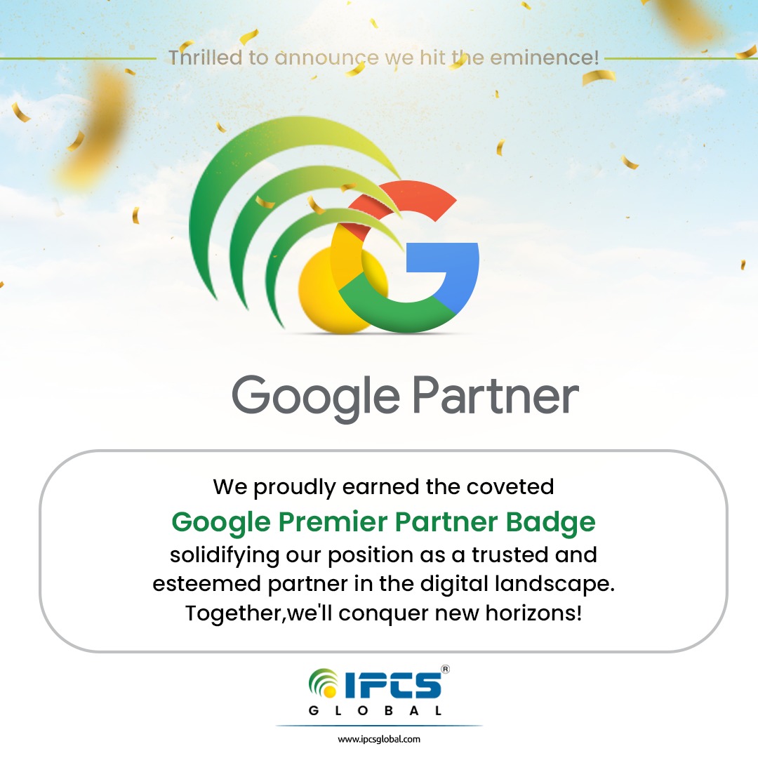 Thrilled to announce we hit the eminence! We proudly earned the coveted Google Premier Partner badge, solidifying our position as a trusted and esteemed partner in the digital landscape. Together, we'll conquer new horizons!
.
.
#googleads #google #googleadswords #googleadsense