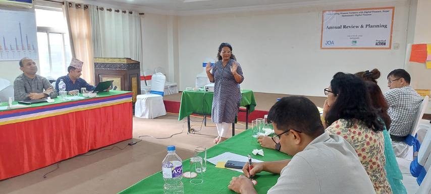 Nepal_PA's tweet photo. Just wrapped up an insightful Annual Review and Planning Meeting for our SAMUNNATI-Digital Finance project! 
Grateful for the opportunity to come together as a team, reflect on our outcomes &amp; approaches, and strategize for impactful implementation ahead. 
#reflect #Review https://t.co/lcN0PdoQDx
