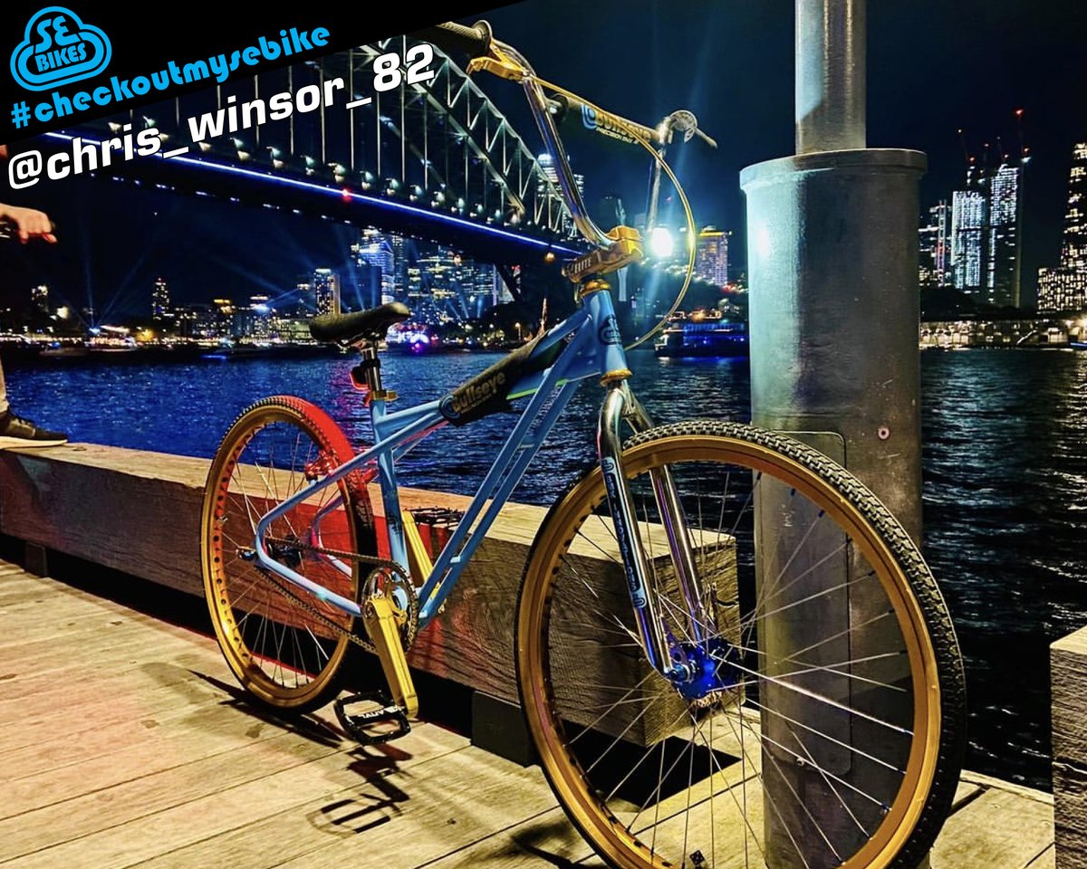 sebikes's tweet photo. You know, just out for a cruise by the Sydney Harbor Bridge in Australia… Must be nice! @chris_winsor_82  posted this dope #str1 #quadangle photo to make us all jealous! 😍 #checkoutmysebike #sebikes #sebikeslife #bmxbike #bmx #bmxlife https://t.co/LlpgS9gapg