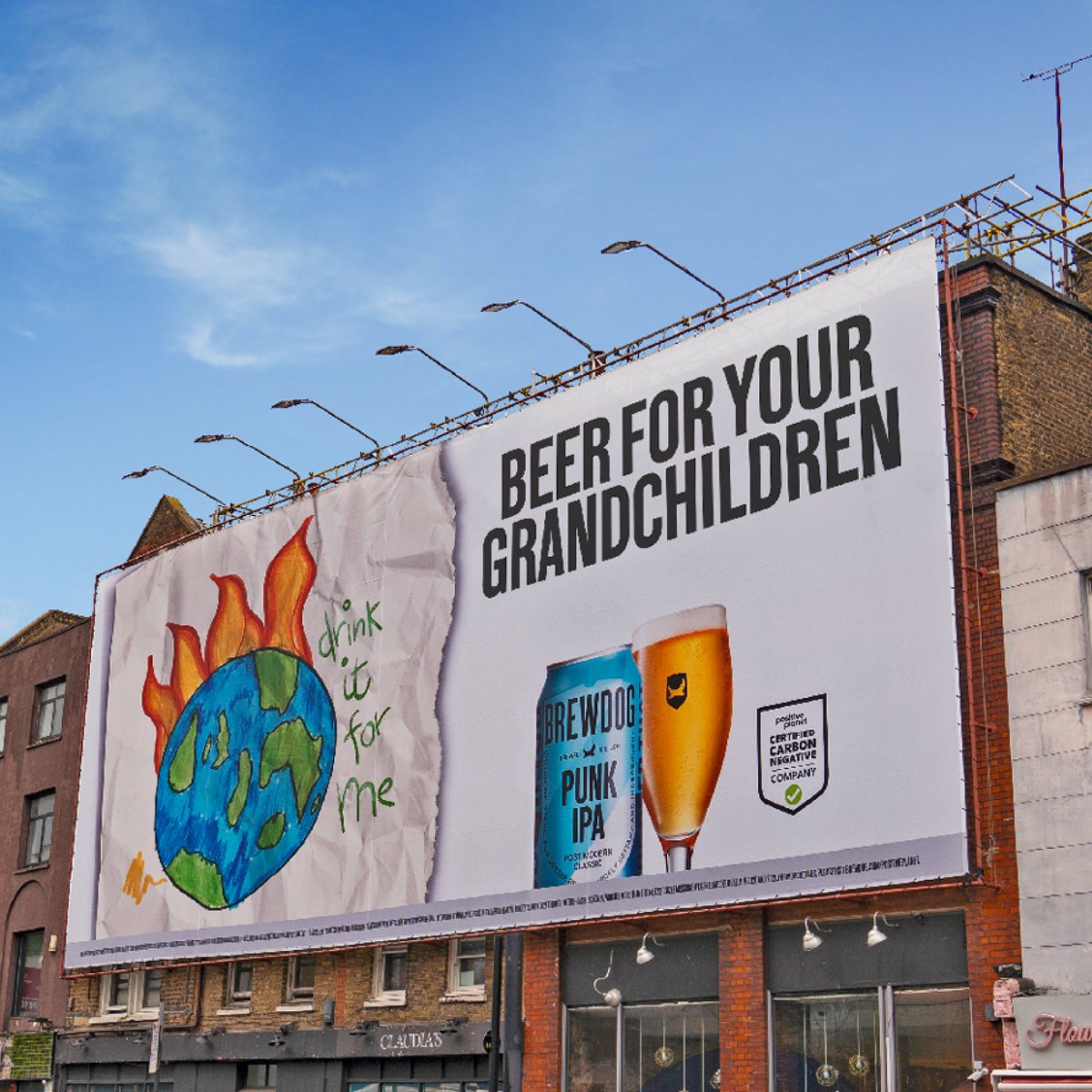 BrewDog's tweet photo. Beer for your Grandchildren. From the World’s First Carbon Negative brewery.

Find out how we’re working to ensure we have a planet to enjoy beer on.

https://t.co/CMzWgn3laO https://t.co/zsjDRHgr5Y