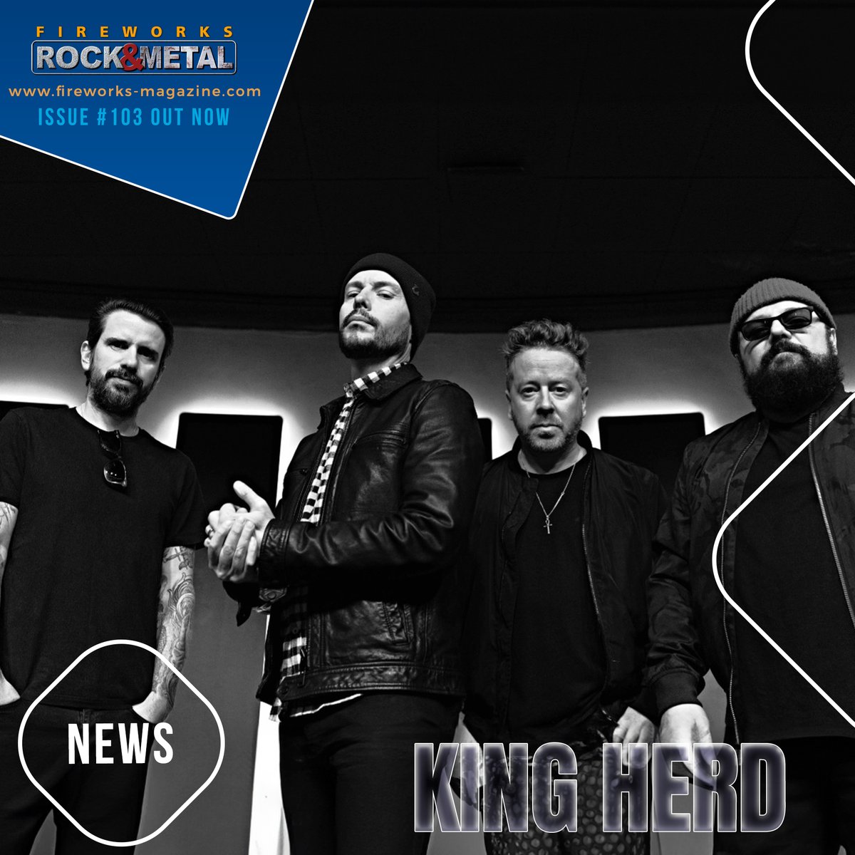 Fireworks_Mag's tweet photo. NEWS: King Herd - New Single "Like It Used To Be"
https://t.co/WEs9X6eZKM
@kingherdband @duffpress
--
Issue #103 is out NOW. Order it from https://t.co/WO2orU9mCH or visit WH Smiths and McColl's.
#rock #metal #rockmusic #metalmusic #musicmagazine #music #kingherd #duffpress https://t.co/As83JYNLoN