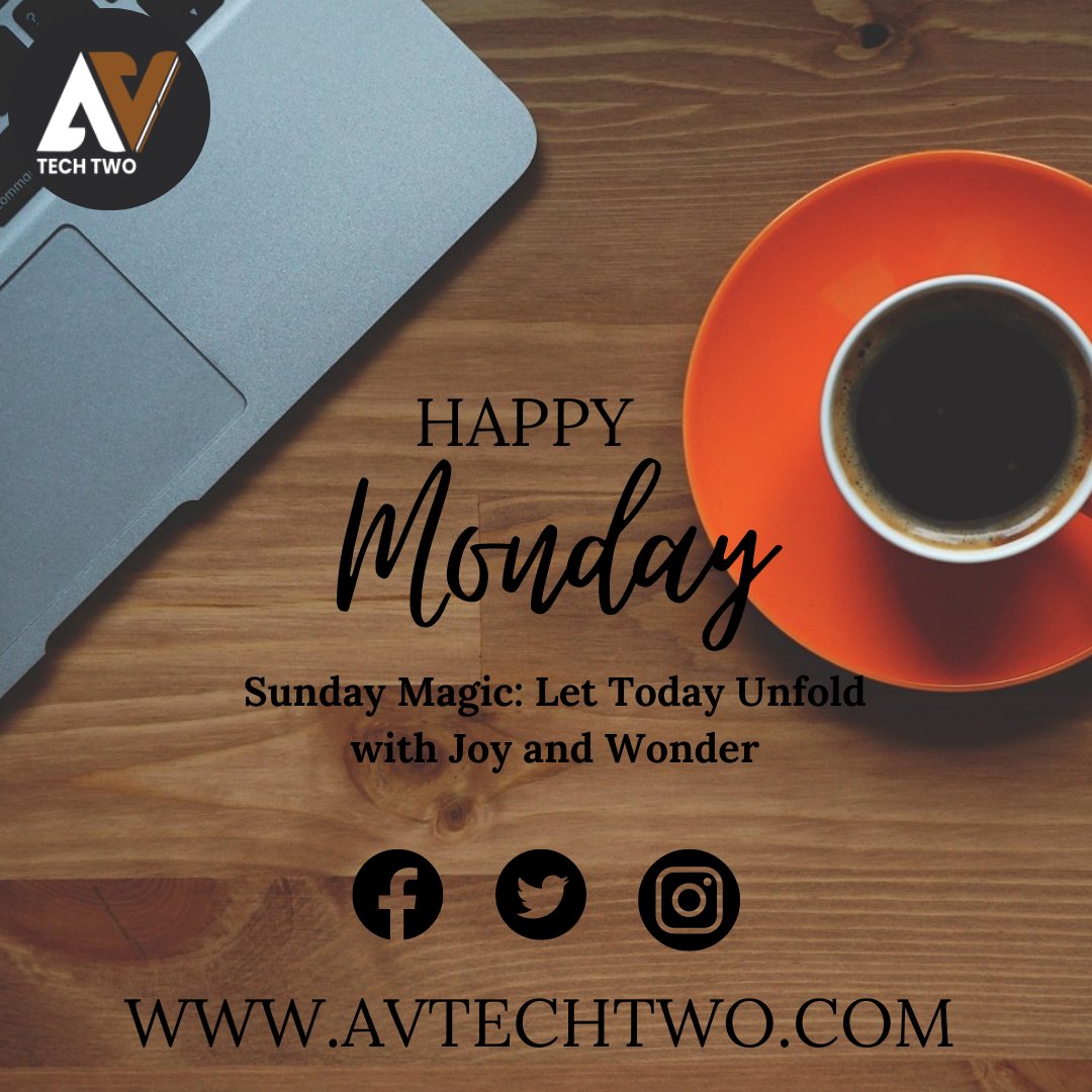 AVTechtwo's tweet photo. Start Your Week with AVTECHTWO: Empowering Your Tech Dreams into Reality! 💻✨ Let's make Mondays marvelous and tech-tastic together! #AVTECHTWO #TechDreams #MondayMotivation #EmpowerYourWeek #InnovativeSolutions https://t.co/KXVTe0p9YC