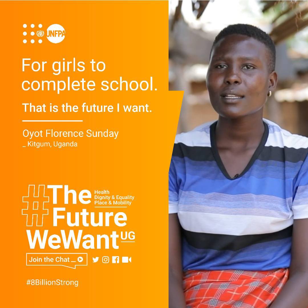 You can as well be a voice to the other people out there who can’t.

Send your thoughts about The future you want for Uganda to @UNFPA 

#TheFutureWeWantUG 
#8BillionStrong