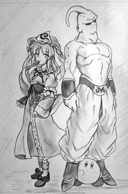 #今月描いた絵を晒そう 夏になるとね……鉛筆描きはね…… 手汗が出て紙が湿るのよ……
