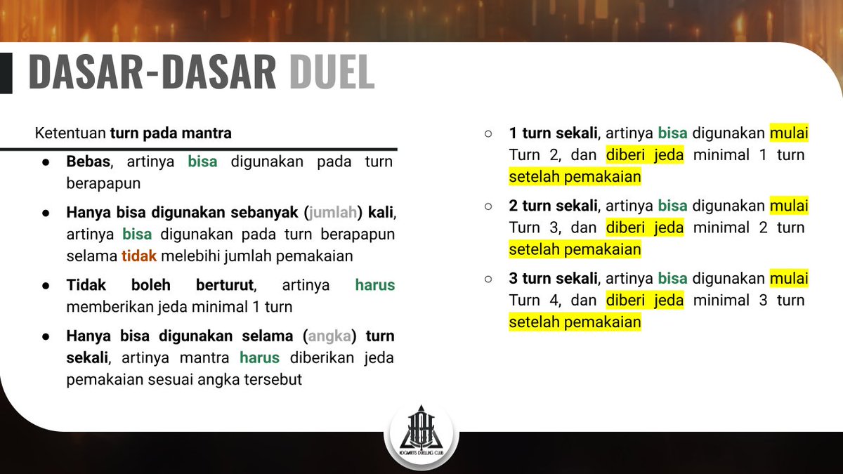 AH_DuelClub's tweet photo. Dia menerbangkan beberapa perkamen pada murid, agar bisa dibaca dengan lebih leluasa.

"It's not about damage, but strategy. Banyak hal yang harus kalian perhatikan seperti status, efek regenerasi, turn pada mantra, kesalahan perapalan (penulisan) dan lainnya." https://t.co/EBiehsIN6c