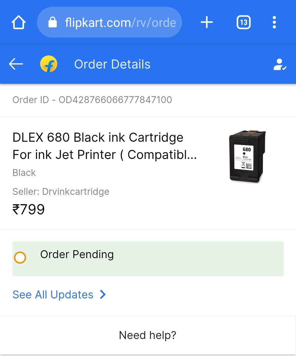 seyark's tweet photo. @Flipkart. order pending even after successful paid for the item.  Please review and confirm my order.

Order ID - OD428766066777847100 https://t.co/ukksusUKOA