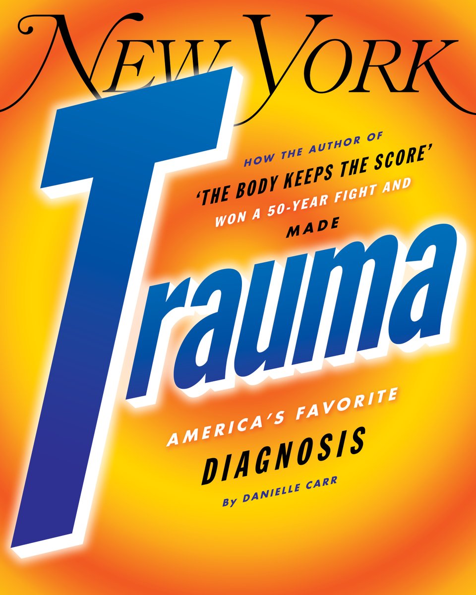 This week’s <a href="/NYMag/">New York Magazine</a> cover story by <a href="/_danielle_carr/">danielle</a> examines the career of psychiatrist Bessel van der Kolk, the author of the bestselling book “The Body Keeps the Score,” and how he popularized the once controversial trauma diagnosis. nymag.com/press/2023/07/…